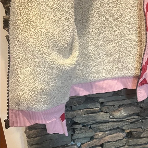 Hanna Andersson -Pink Heart Kids Zip up hoodie w Pockets! - Picture 7 of 9